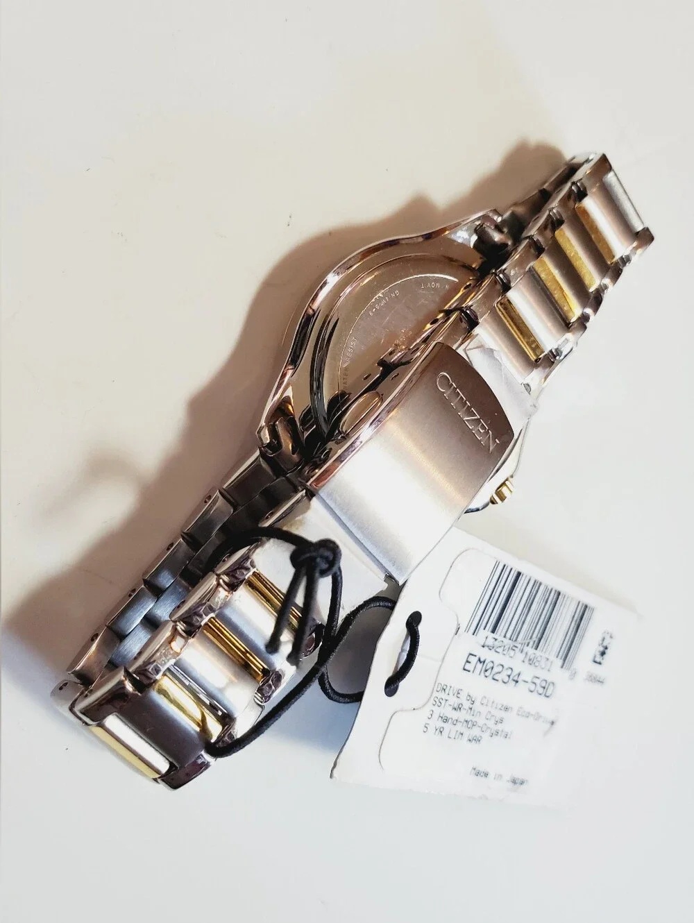 Citizen Women's Eco-Drive Silhouette Stainless Steel Two-tone Crystal 34mm Watch